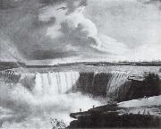 Samuel Finley Breese Morse Die Niagare Falle vom Table Rock painting